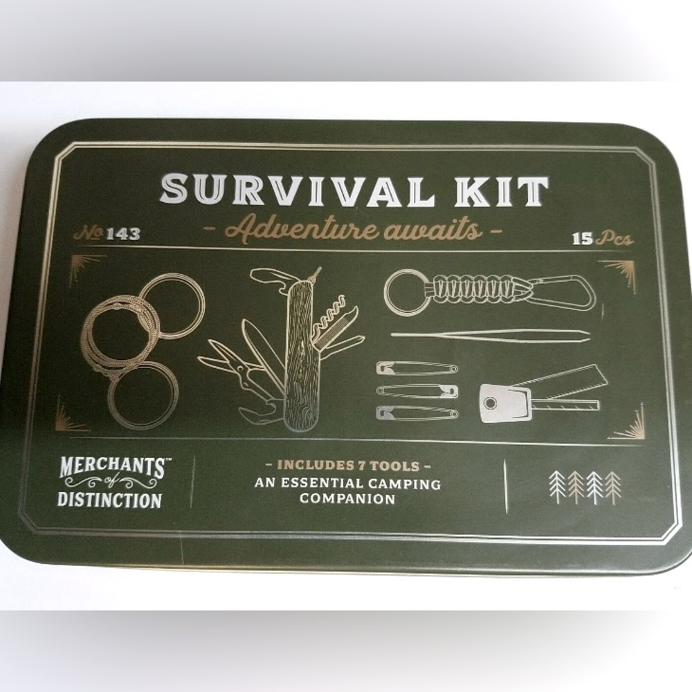 Merchants distinction no 143 survival kit camping adventure hunting tools